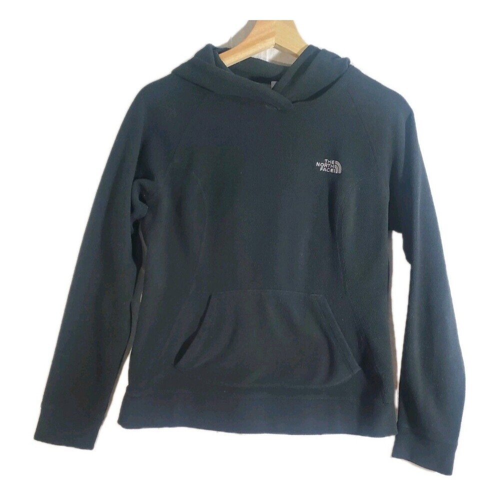 North Face Women's Fleece Hoodie S Black Pullover
